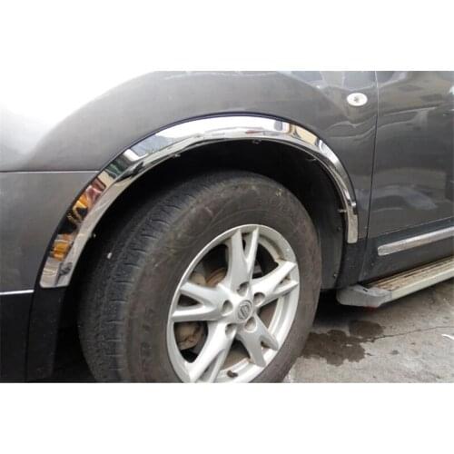 Car Styling for Nissan X-Trail X Trail T32 2014-2019 high quality Stainless steel car wheel eyebrow trim strip trim