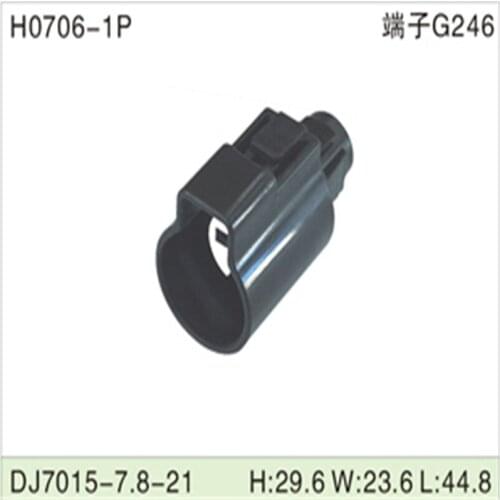 Free shipping 500pcs DJ7015-7.8-21 7.8mm 1Pin AMP Car Electrical Wire Connectors for AUdi,VW，BMW，Honda，Toyota，Ford，Mitsubishi