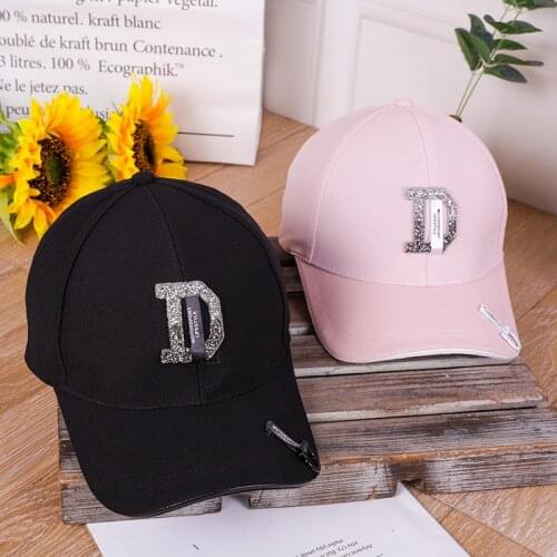 RUIXF007 Rhinestone letter baseball caps Summer women trip cotton snapbacks hat Sun cap Lady Bone dad hat for hip hop