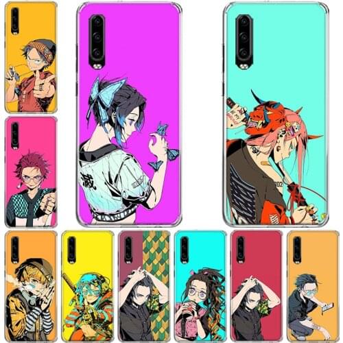 Demon Slayer Trend Anime Phone Case For Huawei P10 P20 P30 P40 Mate 30 20 10 Lite Pro P Smart Z Plus 2019 2018 Cover Coque