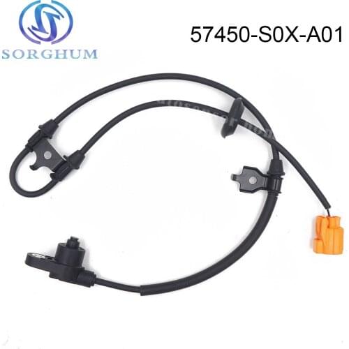 New 57450-S0X-A01 ABS Wheel Speed Sensor For Honda Odyssey Front Right Passenger Site RH FR