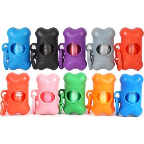 Pet Waste Bag Dispenser For Dogs Waste Bag Holder - Plastic Garbage Bag Carrier Case Outdoor Clean Dog Supplies Accessories