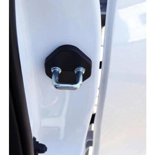 For Jeep Compass 2017 2018 2019 2020 4pcs Plastic Anti Rust Water Proof Door Lock Keys Key Buckle Cover Auto Accessories