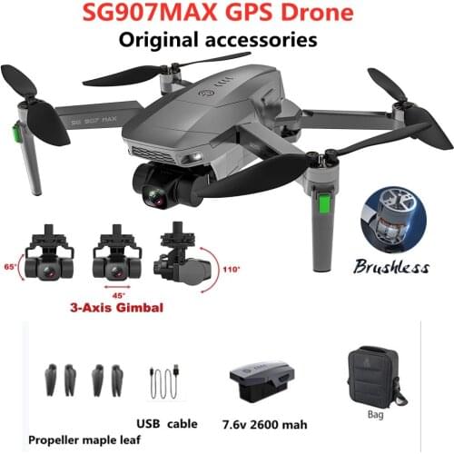 New Hot SG907MAX GPS Drone Original Accessories Parts 7.6V 2600mAh Battery Propeller Blade Drone USB Cable Quadcopter Spare Part