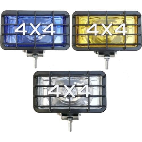 Pair 12v 55w Halogen Car spotlight Offroad driving day light 4x4 ATV SUV Grill Auxiliary Fog light Pickup Truck RV headlight set