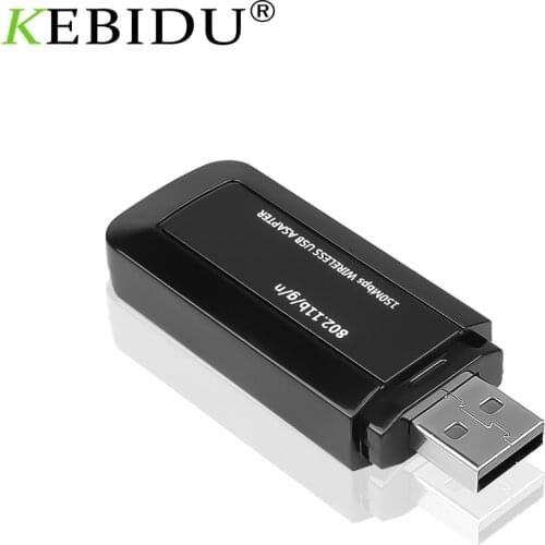 KEBIDU 150Mbps Mini Wireless Lan Adapter USB Wi-Fi Adapter Ralink RT3070 Dongle For Windows CE5.0/CE6.0/7/8/10 plug and play
