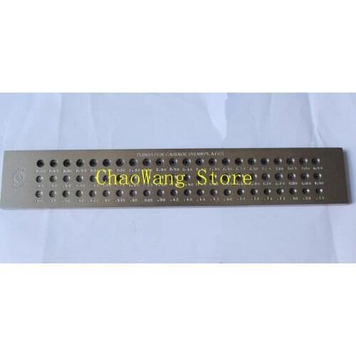 0.26-3.0mm 66hole Round Drawplate Jewelry Making Drawplate