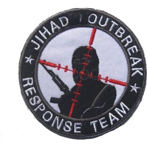 Embroidery Patch Sniper Patch Tactical Emblem Badges Appliques Decorative Embroidered Patches For Clothing