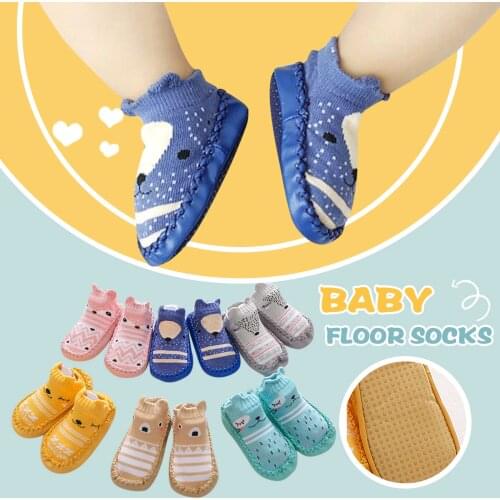 3# Shoe Children Boy Baby Kids Boys Girls Cartoon The Floor Socks First Walking Shoes Non-slip Shoes Chaussure Enfant Garçon