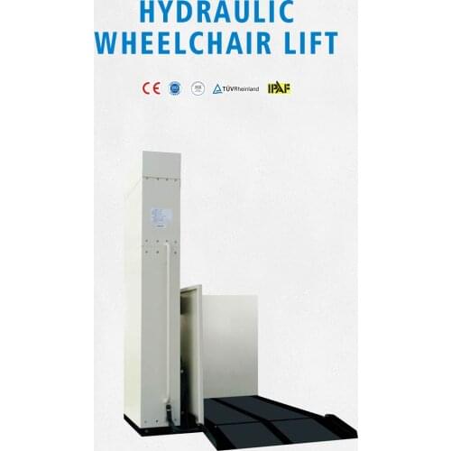 Qiyun CE ISO Factory Price Electric Lifting Table Hydraulic Wheelchair Lift For Old People or Disabled
