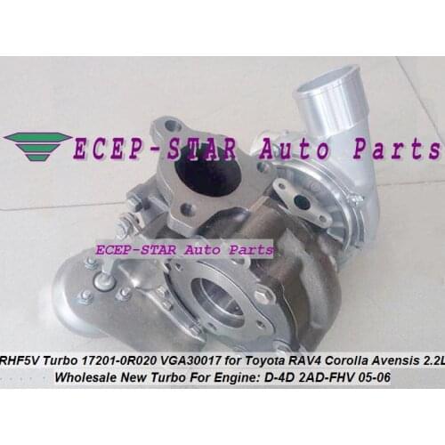 RHF5V VB13 172010R020 17201-0R022 VBA30017 VCA30017 Turbo For Toyota RAV4 D-4D Corolla Avensis Auris Verso 2AD-FHV 2ADFHV 2.2L