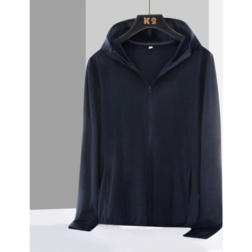 Hooded Sunscreen Coat Couples UV Proof Breathable Super Thin Versatile Spring Summer The Sea Beach Movement College 2021