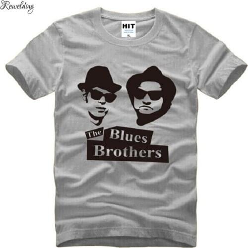 The Blues Brothers Jake and Elwood Movie Music Mens T-Shirt T Shirt Men Fashion New Short Sleeve O Neck Cotton Casual Top Tee