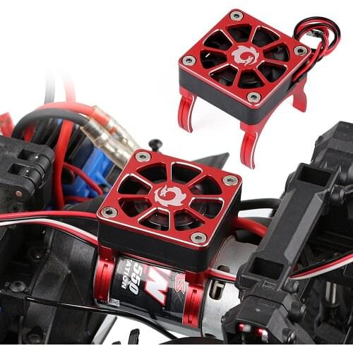 RC Car TRX Plug Cooling Fan 540 550 Motor Radiator 1PCS for 1/10 RC Crawler TRAXXAS TRX-4 TRX-6 G63 SLASH Part