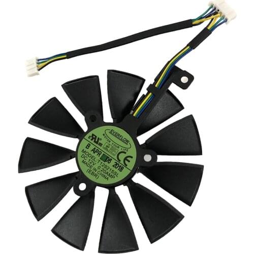 T129215SL/T129215SH Graphics Card Fans 12V 0.3A 90MM Size 3holes For ASUS ROG STRIX RTX2060 RTX 2070 O8G GAMING Cards Cooling