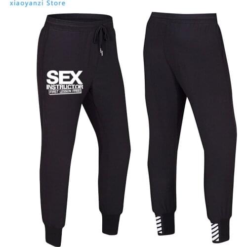 Sex Instructor Funny Creative Men Women Pants Novelty Sweatpants Trousers Jogger Pants Casual Hip hop Streetwear plus size Pants