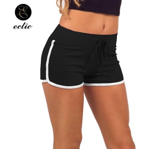 Women Biker Shorts Gymnast Cacheteros Sexy Tight Shorts Sports Wear For Women Gym Side Stripe Shorts Spandex Pole Dance Fitness