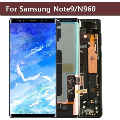 Original SUPER AMOLED 6.4" LCD Display For SAMSUNG Galaxy NOTE 9 LCD N960 N960F LCD Touch Screen Replacement for Note9 lcd