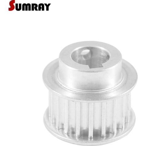 SUMRAY 5M 20T Timing Pulley 8/10/12/14mm bore keyway diameter 3/4/5mm 16/21mm width Toothed Pulley Wheel for CNC Machine