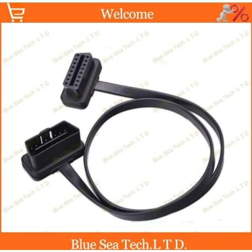 1 pcs 16Pin OBD2 male to female extension cord/cable for Auto,GPS track,60cm OBD