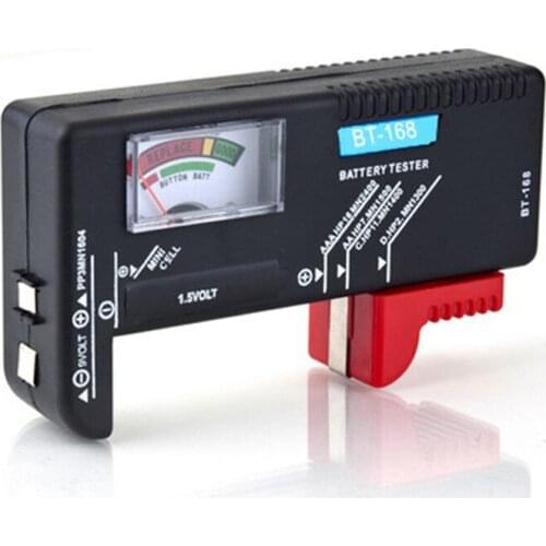 1 x New Battery Tester Checker AA/AAA/C/D/9V/1.5V Universal Button Cell Battery Voltage Tester P20