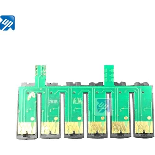 10pcs T0781 auto reset ARC chip for epson Stylus Photo R260 R280 R380 RX580 RX595 RX680 Artisan 50 printer CISS chip