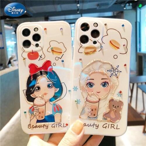 2021 Disney Snow White for iPhone 7 plus xr xs max 11/12pro max 12mini kawayi couple phone case zz0501-1