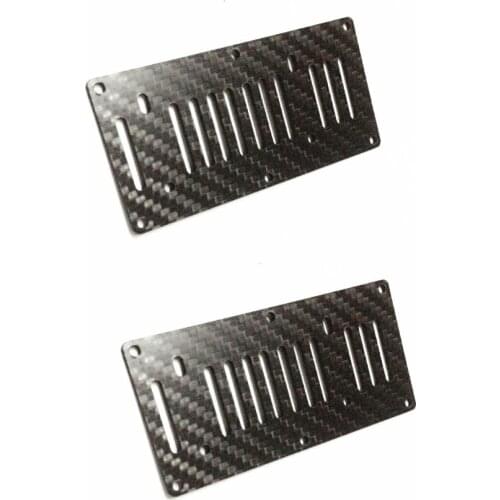 4PCS 30mm Carbon Fiber Plate 80A ESC Square Motor Seat Holder Mount Board for RC Plant UAV Drone Spare Parts