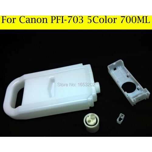 5 Color Empty Refill Ink Cartridge For Canon PFI-703 For Canon iPF810 iPF815 iPF820 iPF-825 Printer