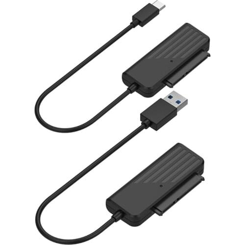 T35 HDD Adapter of SSD USB3.0 Type-C to SATA3 Converter Cable For 2.5 Inch SATA Hard Drive Disk SSD 5Gbps JMS578 Chip