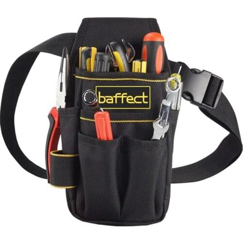 Baffect Tool Bag 600D Oxford Tool Belt for Electrician Technician Waist Pocket Pouch Small Tool Bag With Belt Screwdriver Holder