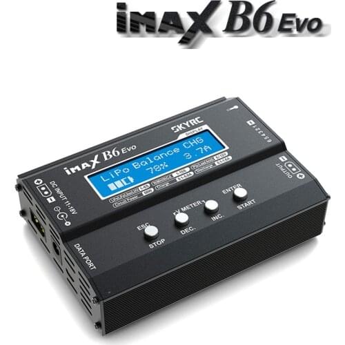 SKYRC IMAX B6 EVO Balance Battery Charger DC11-18V 6A 60W LCD for NiMH NiCD LiHV NiCd PB Li-ion LiPo LiFe 1-6S cells