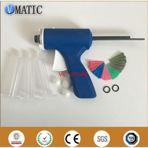 Free Shipping 2019 Quality 10cc/ml Manual UV Glue Syringe Dispenser Dispensing Caulk Gun