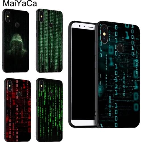 Matrix Hacker Case For Xiaomi Redmi Note 10 Pro 7 8 Pro 8T 9S Note 9 Pro Cover For Redmi 9 9T 9C 9A 8A