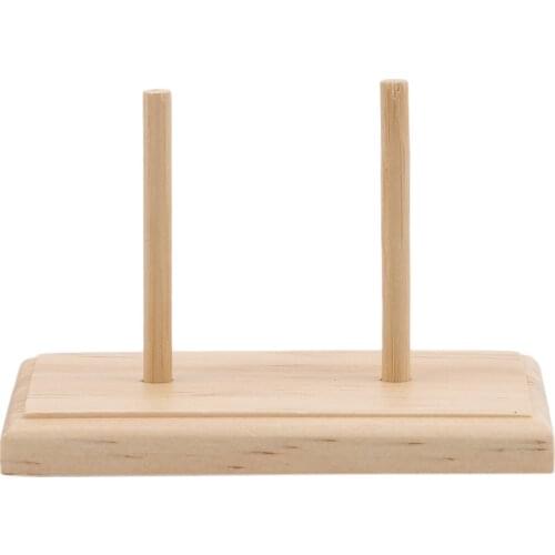 Solid Wood Color Spool Holder Household Sewing Machine Embroidery Beaded Thread Tool Holder DIY Sewing Tool Accessories