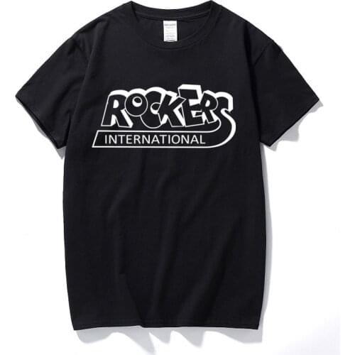 Rockers International T-Shirt 100% Cotton King Tubby Dub Augustus Pablo New Fashion Short Sleeve T shirt Tops Camisetas Hombre