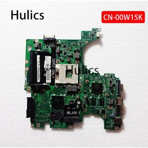 Hulics Original For DELL 1764 Laptop motherboard CN-00W15K 00W15K 0W15K DA0UM3MB8E0 HM55 PGA989 mainboard