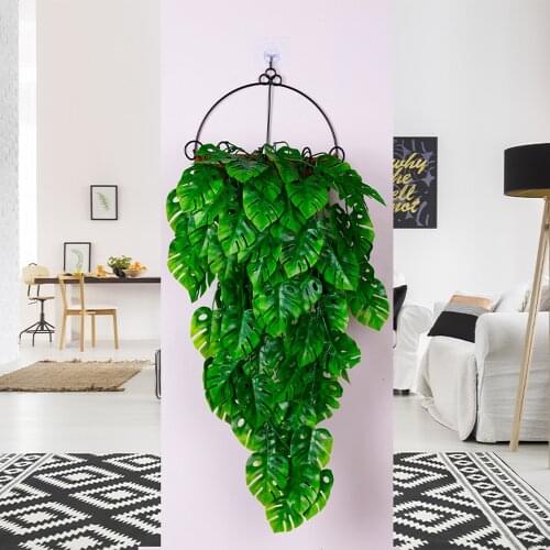 Artificial Plant Vines Wall Hanging Simulation Rattan Leaves Branches Green Plant Ivy Leaf Home Wedding Decoration Plant-Fall