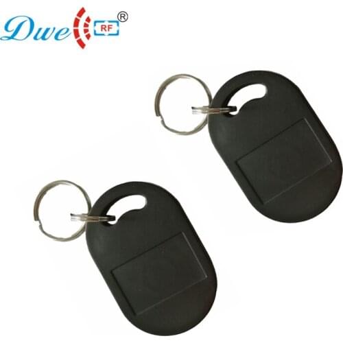 Access control cards 13.56mhz contactless rfid tag keyfob with unique identifier 50 piece per lot