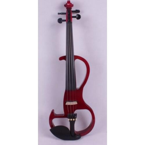 Red 4 string 4/4 Electric Violin solid wood fine sound 1 Pcs the item is white if you need other color please tell me
