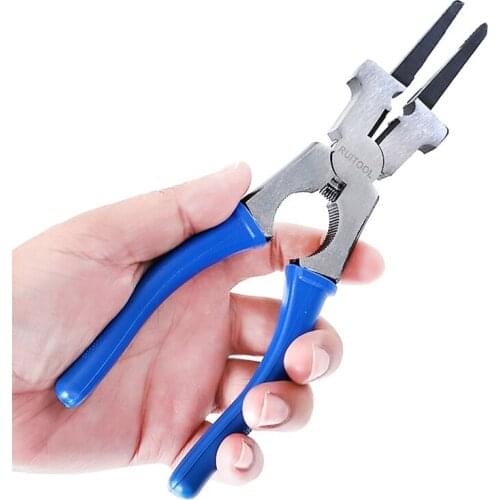 Multipurpose MIG Welding Pliers Flat Mouth Pincers Wire Cutting Spring Loaded Insulated Handle Hand Tools M7DA