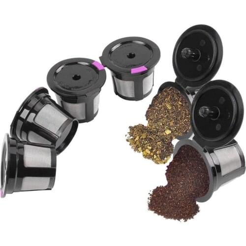 Reusable K Cups, 12-Pack Universal Fit Reusable Coffee Filters with Food Grade Stainless Steel Mesh Eco-Friendly Coffee Pods, fo