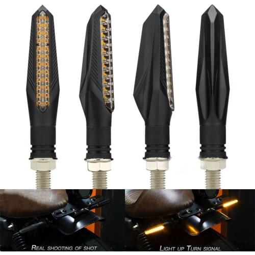 Motorcycle Turn Signal Lights Rear Flashing Signal Brake Lights Indicators for Yamaha Fz16 KAWASAKI Z1000SX Honda Cb650f Cb500x