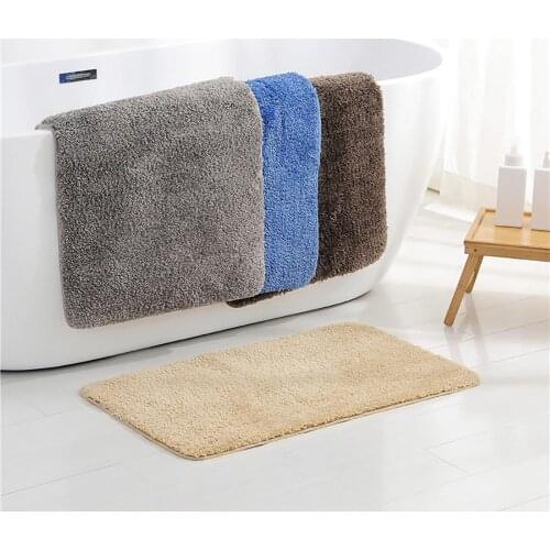 Living Room Bedroom Bathroom Water Absorption Non-slip Floor Mat Rug Foot Pad