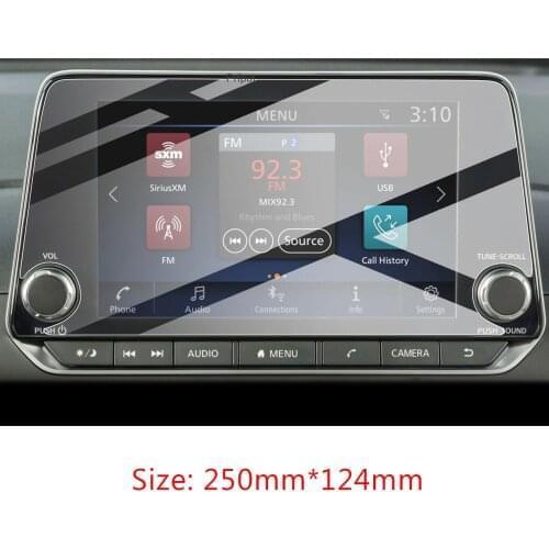 Tempered Glass Film Screen Protector For Altima L34 Connect 8 Inch 2020 Car radio GPS Navigation