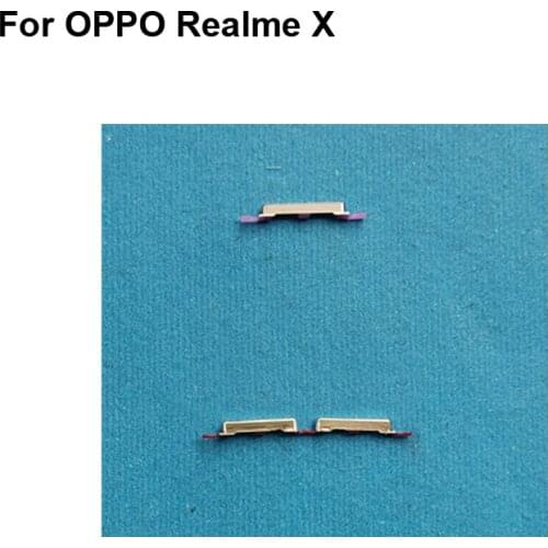 1 SET For OPPO Realme X Power On Off Button + Volume Button Side Buttons Set Repair Parts For OPPO Real me X RealmeX