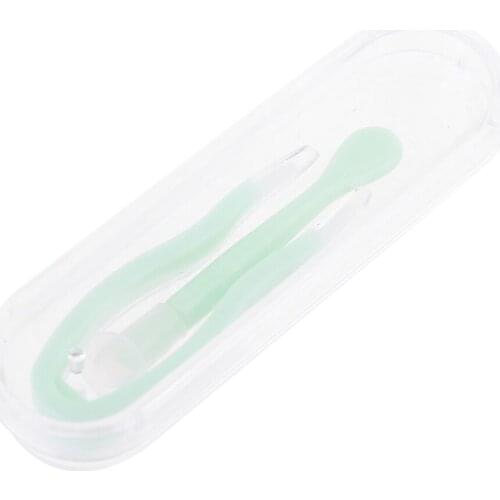 2 set Lens Suction Cup Tweezers Insert Remover Contact Stick Tool Case Plastic Y1AC