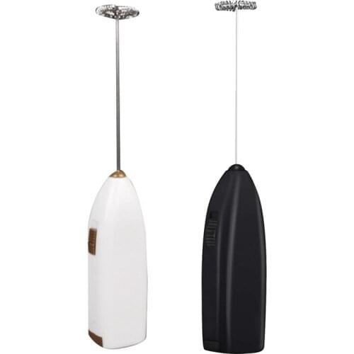 2 Pcs Handheld Milk Frother Mini Electric Drink Mixer with Stainless Steel Whisk for Drink,Hot Chocolate,Coffee,Milk