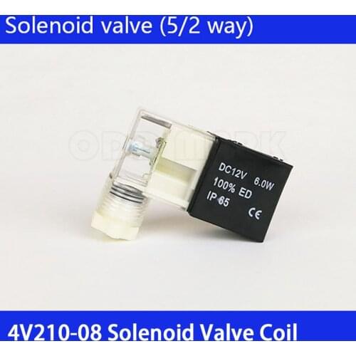4V210-08 solenoid valve coil, DC24V, DC12V, AC220V, AC110V