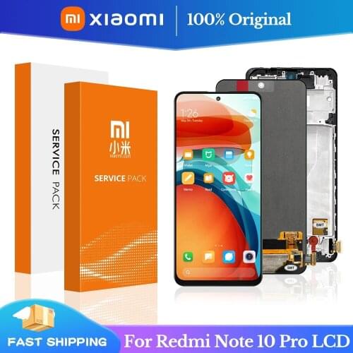 6.67''Original For Xiaomi Redmi note 10 Pro Display Touch Screen Digitizer Assembly For Redmi Note 10 pro Lcd Display Replacemen